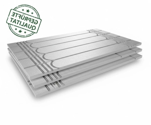 Fußbodenheizung Trockenbau 0,72 m² kein Trockenestrich 20 mm 16er Rohr 500kPa