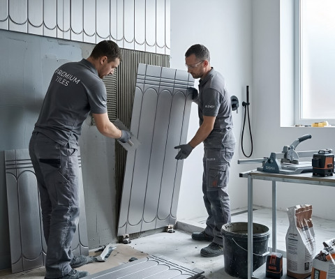 XPS Systemplatte für Wandheizung 120 x 60 cm, 30 mm, Aluminium, 500 kPa – Strahlungsheizung