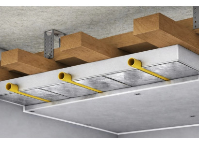 XPS Deckenheizung Systemplatte 120x60 cm mit Aluminiumfolie