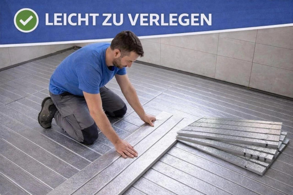 SET XPS Trockenbau Fußbodenheizung Trittschalldämmung Modern Effizient