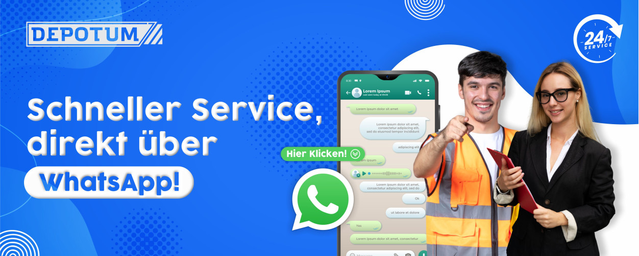 Schneller Service über WhatsApp | DEPOTUM