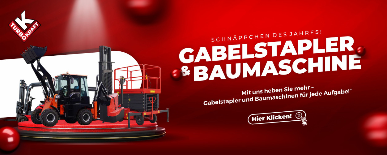 Gabelstapler & Baumaschinen | Turbo Kraft | DEPOTUM